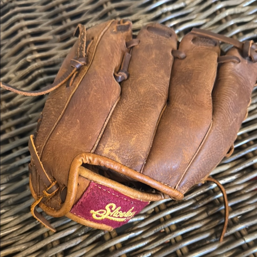 Brown Leather Baseball Glove